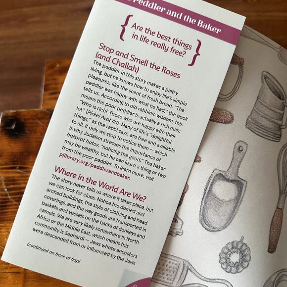 PJ Library The Peddler And The Baker Jewish Paperback Book - Picture 2 of 9